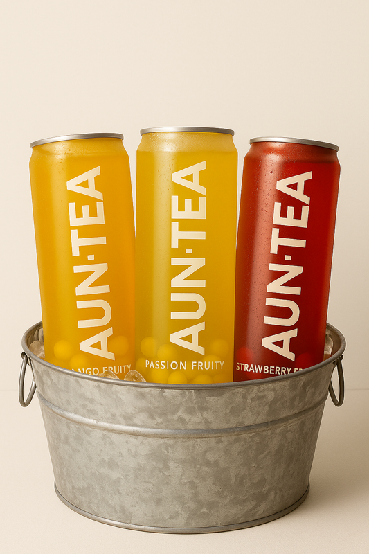 From Cup to Can: The Fruity Journey of Aun-Tea
